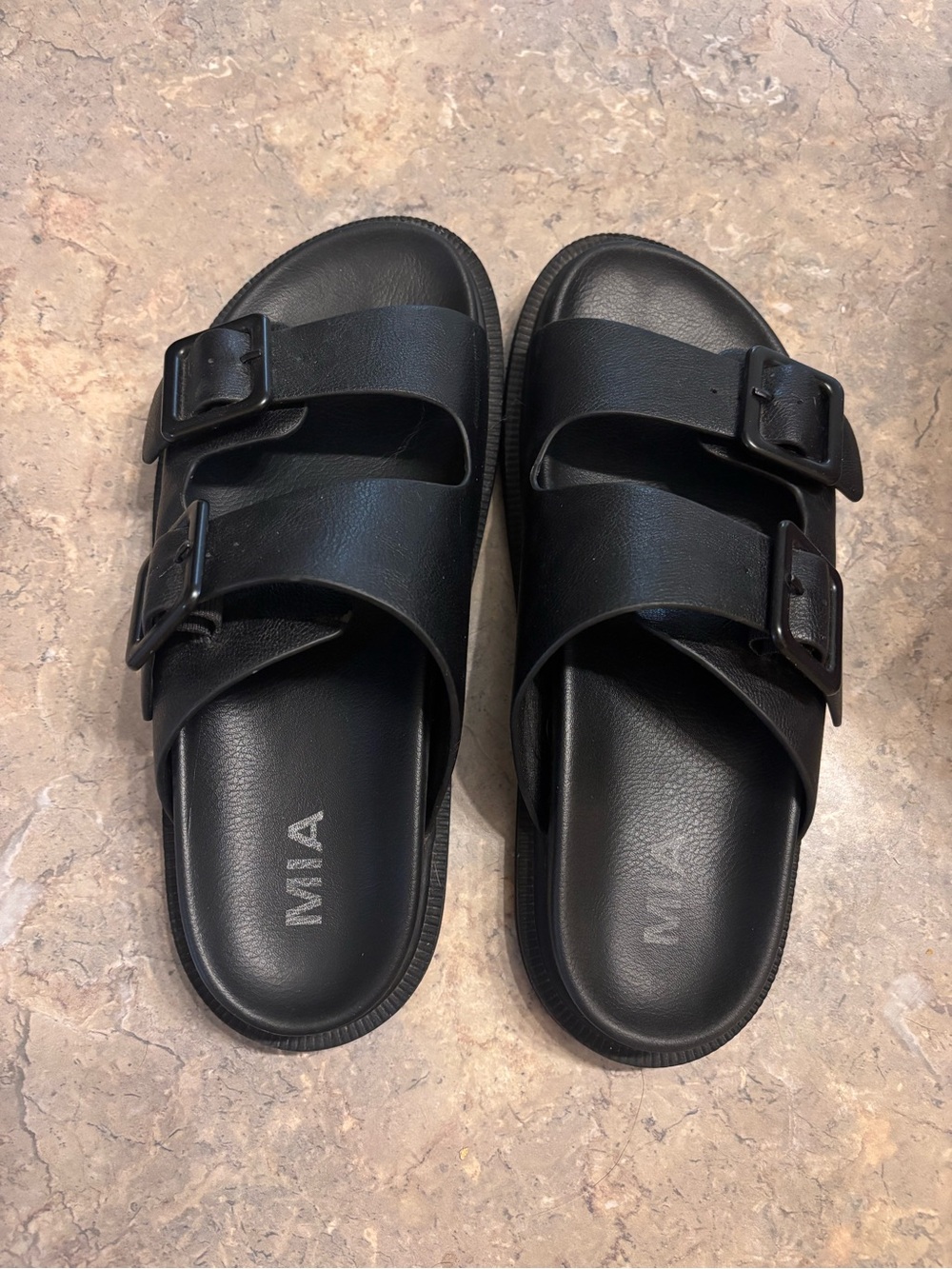 Mia double strap sandals